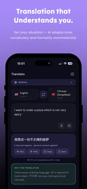 Translato: AI Translator screenshot 1