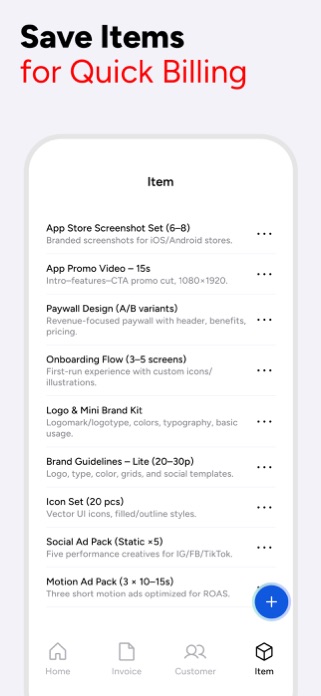 Invoice Generator: EasyInvoice Screenshot 4 of 6