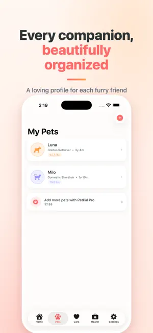 PetPal - Pet Care screenshot 2