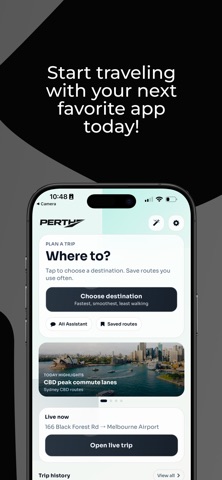 Perth Buss & Train Tracker iPhone screenshot
