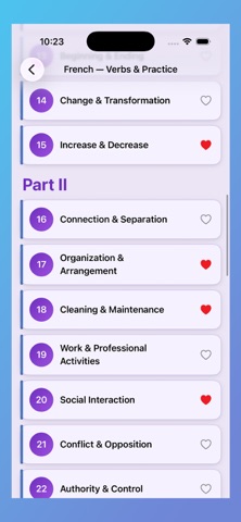 French Verbs and Conjugations Screenshot 6 of 7