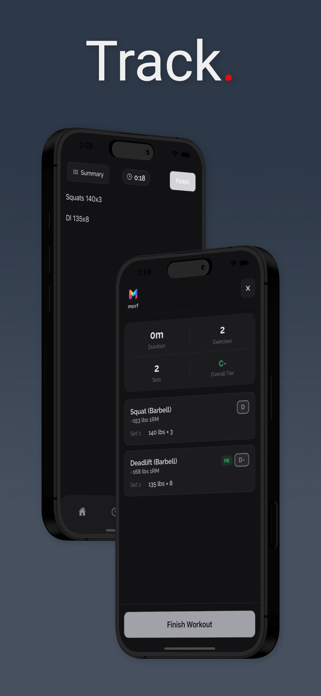 Morf: AI Workout Tracker Screenshot 1 of 8