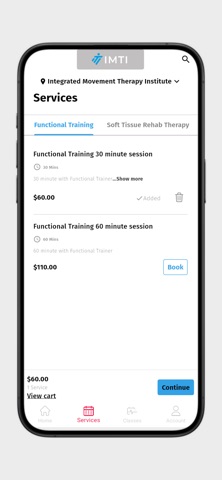 IMTI Connect screenshot