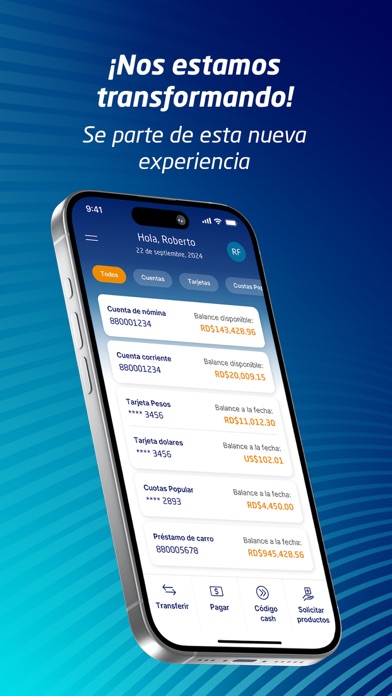 Banco Popular Dominicano Screenshot