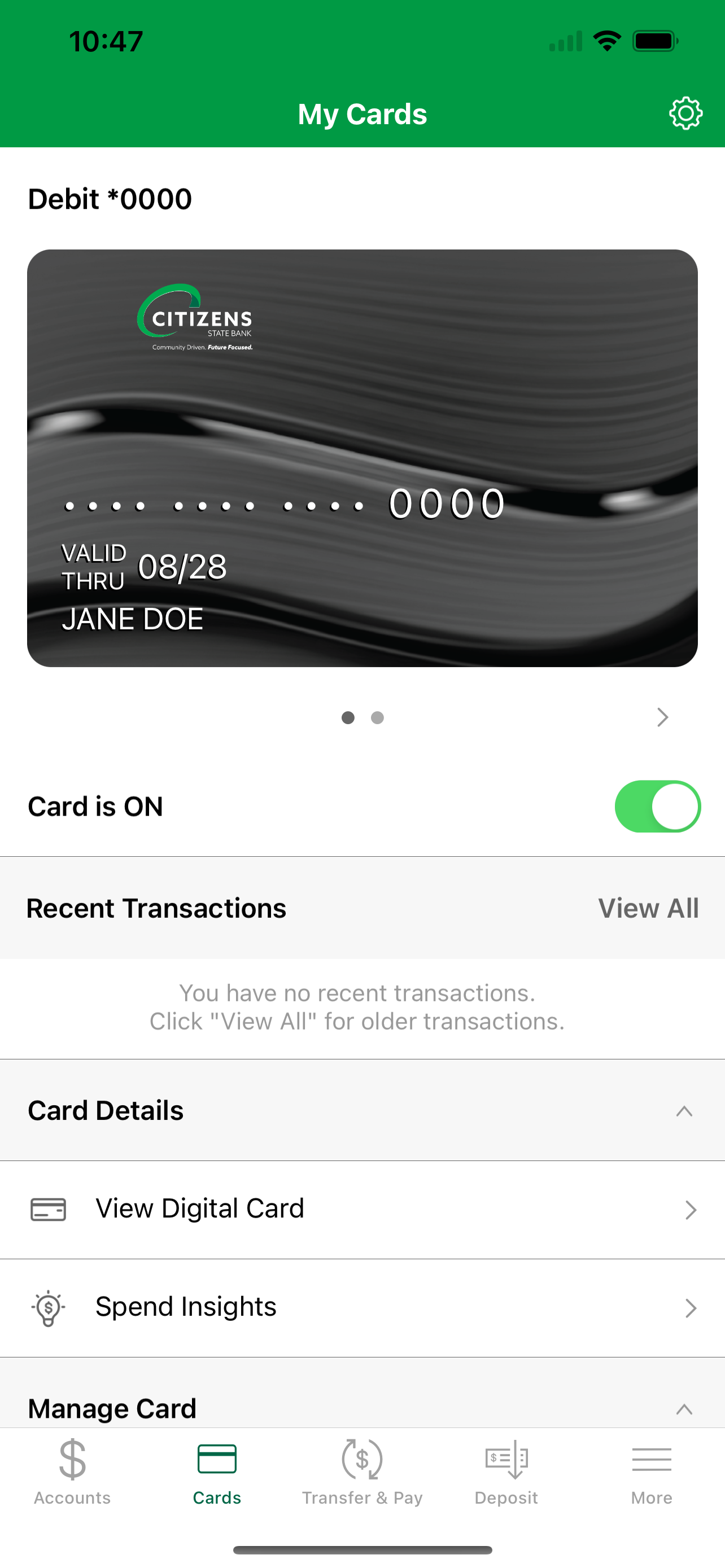 Citstatebank screenshot 6