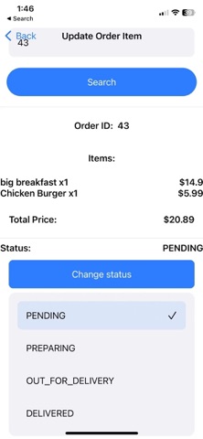 onlinefoodordering screenshot