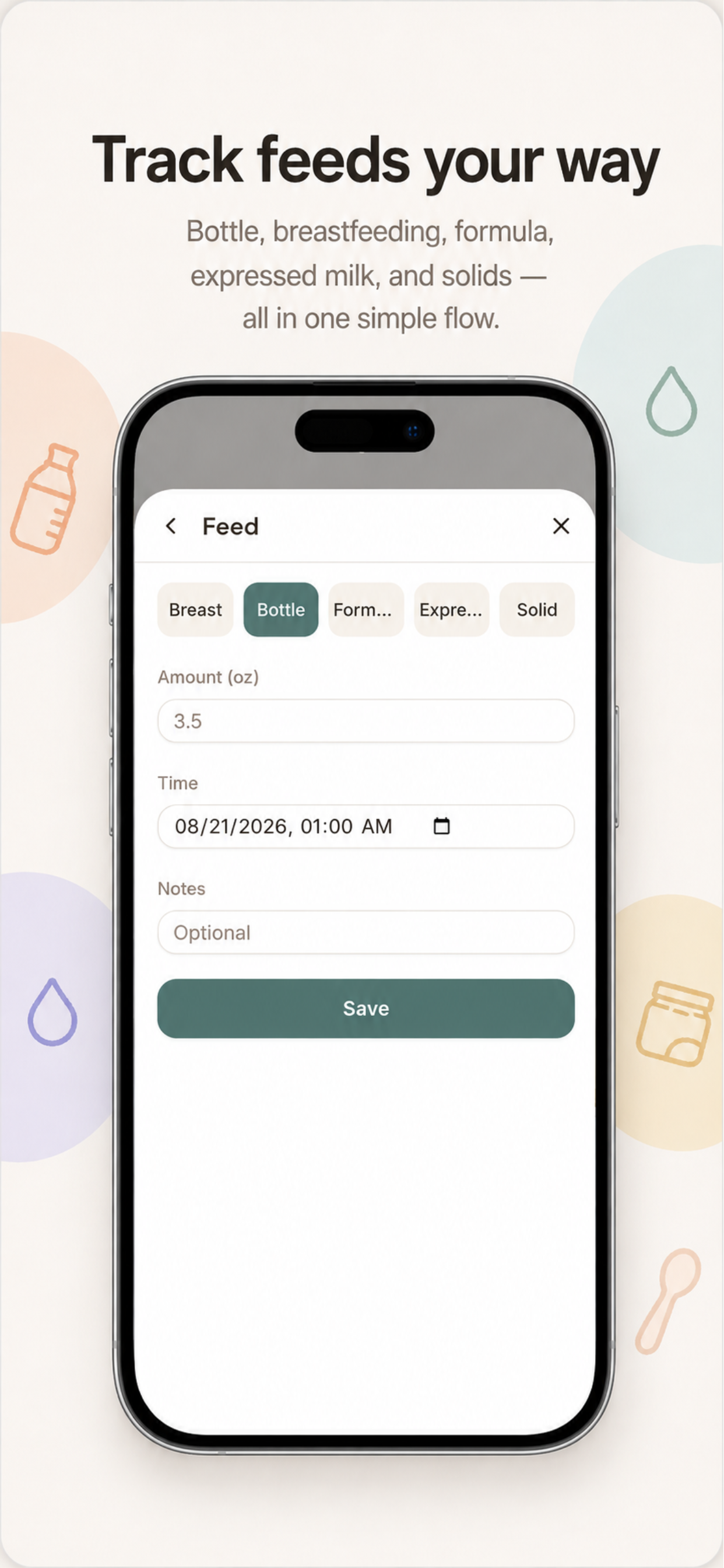 Miela Baby: Baby Tracker screenshot 5