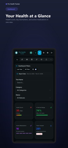 Pro Health Tracker AI screenshot