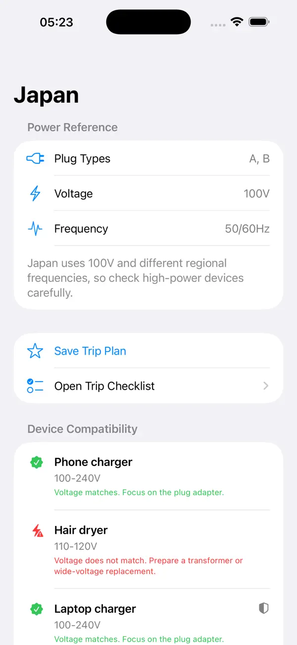 Screenshot #3 pour Prise Voltage Voyage2026