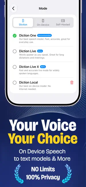 Diction: Speech to Text screenshot 4