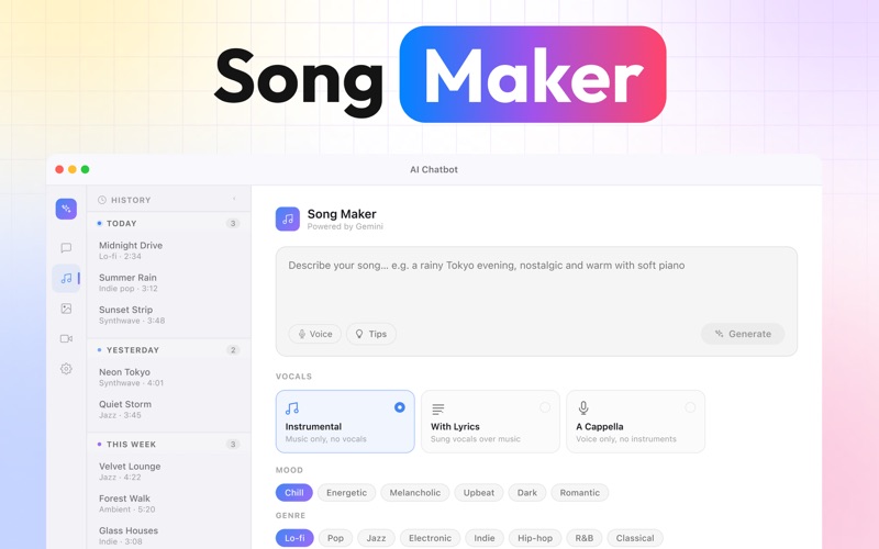 Gemen AI: Chat AI Assistant iPhone screenshot