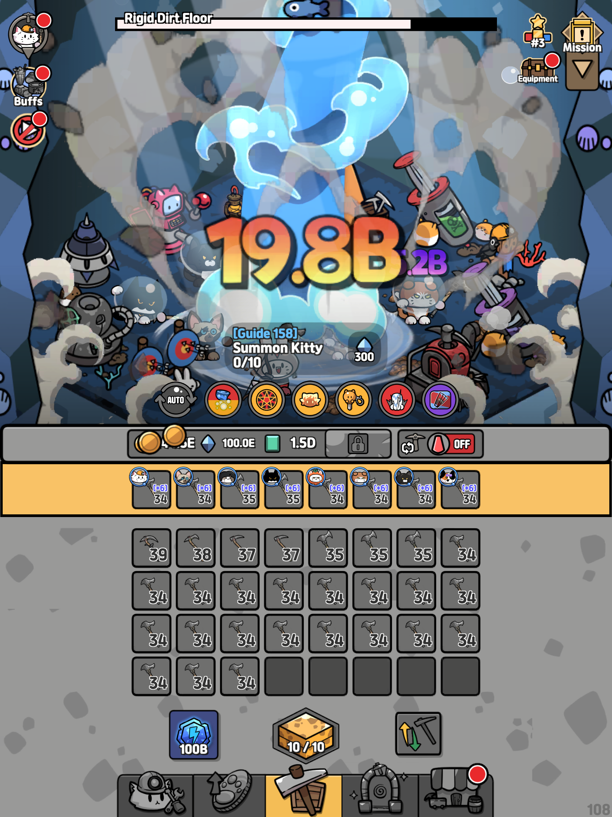 Cat Mine : Idle RPG