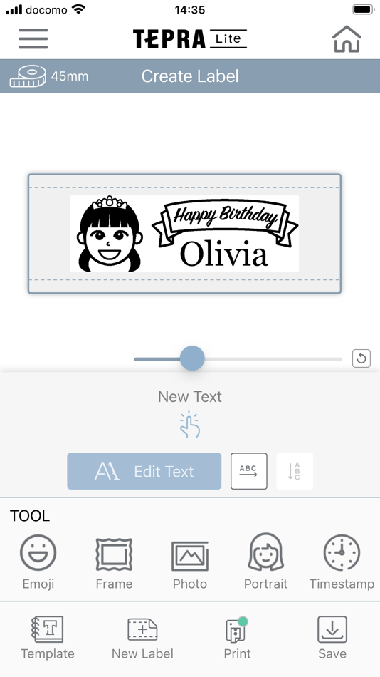 #2. TEPRA Lite (iOS) Podle: KING JIM CO.,LTD.
