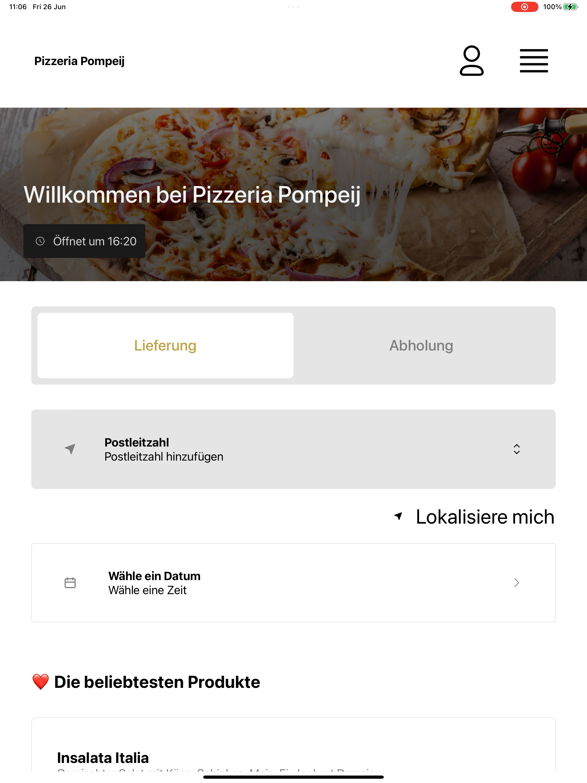 Pizzeria Pompeij screenshot 14