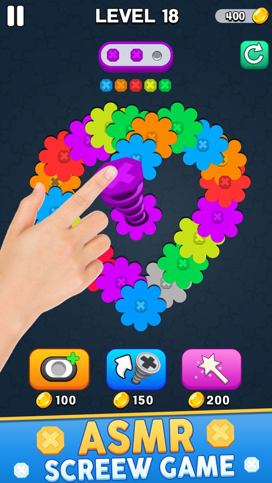 #3. Screw Pin: Sort Nuts And Bolts (iOS) Podle: Neetu L Tekwani