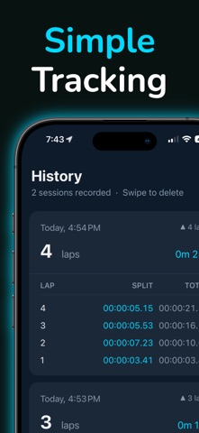 SwimCount screenshot