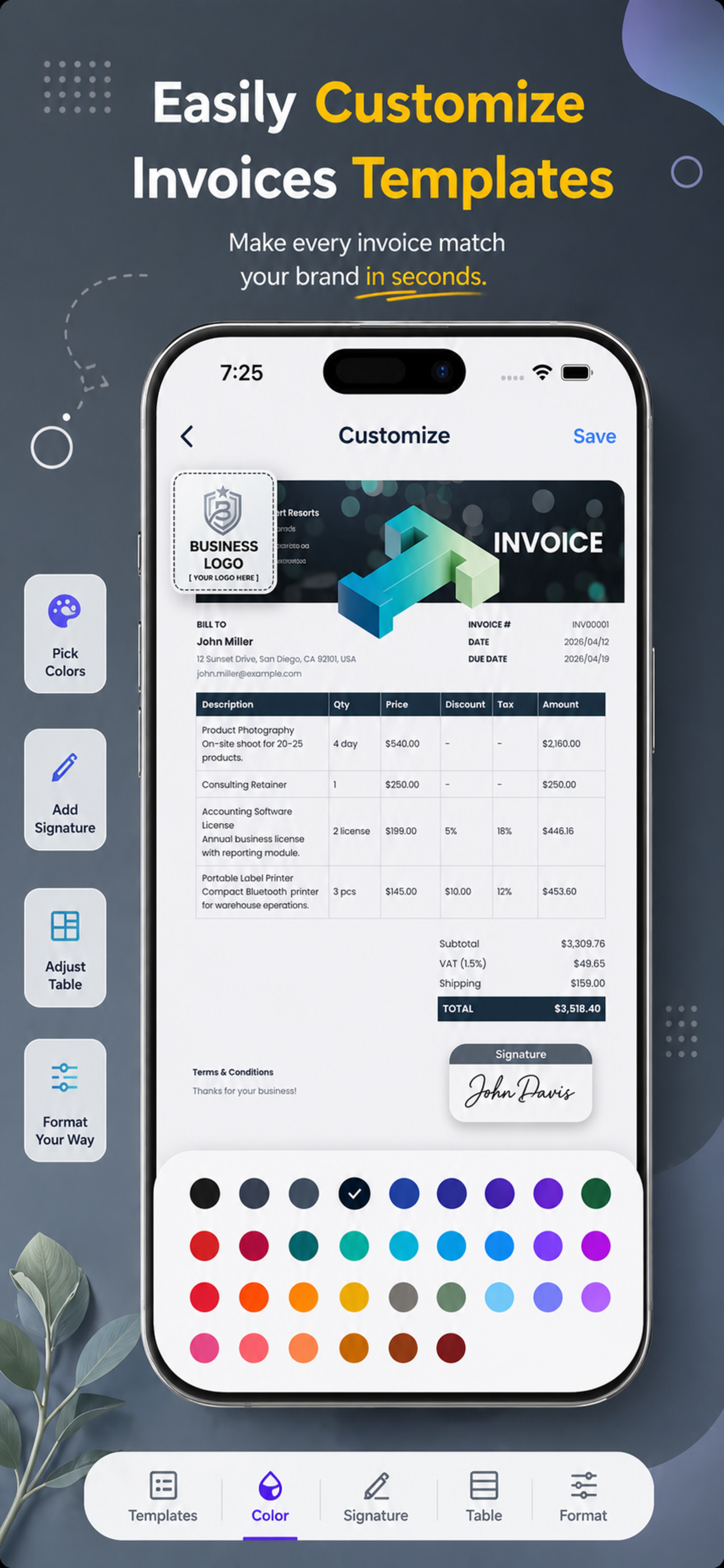 Invoice Maker - PocketInvoice screenshot 6