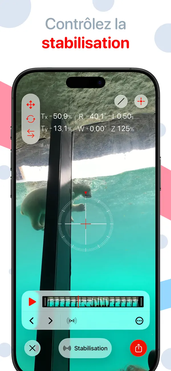 Screenshot #2 pour Emulsio › Stabilisateur vidéo