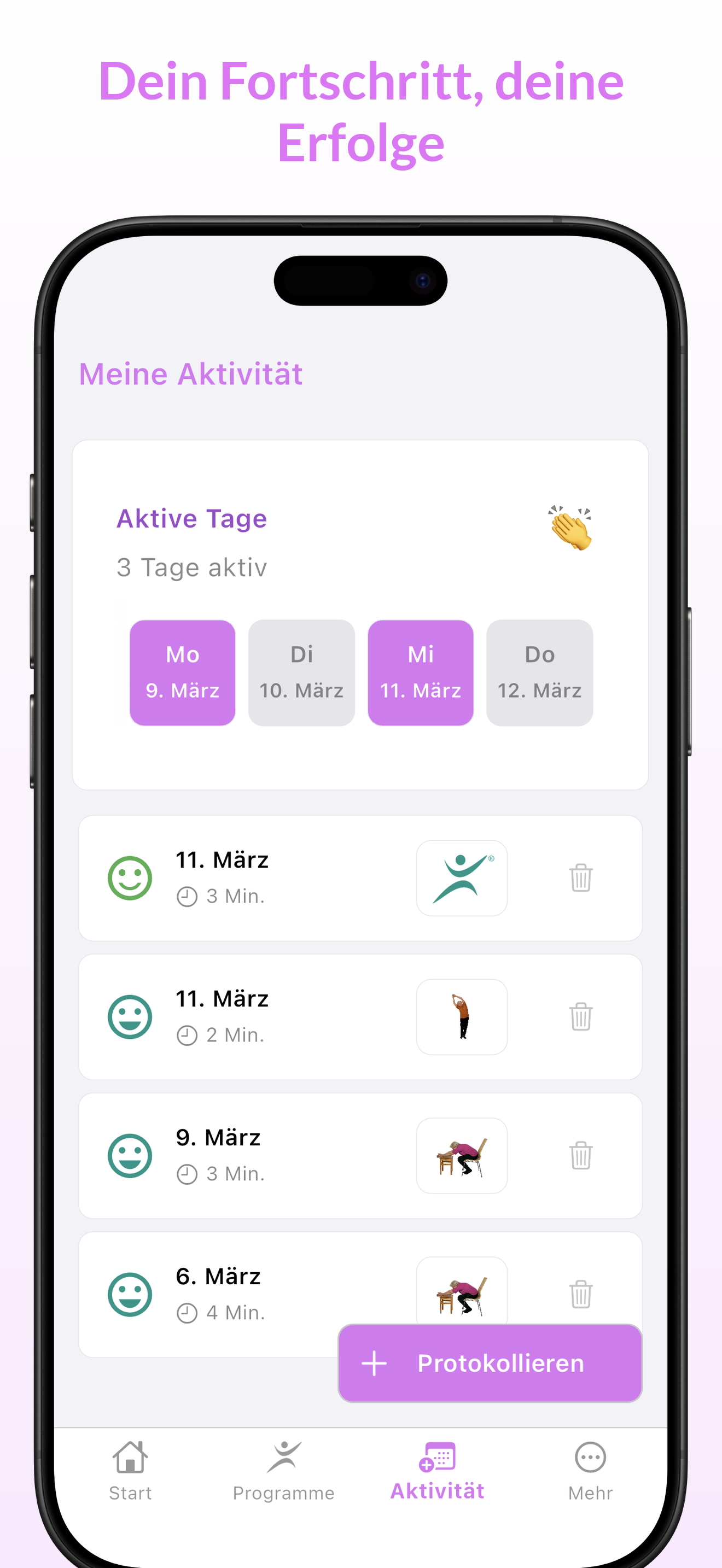 Physiopass screenshot 4