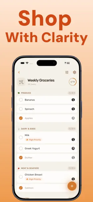 Cartie: Grocery Shopping List screenshot 1