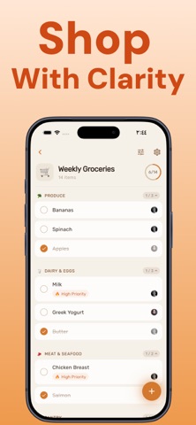 Cartie: Grocery Shopping List screenshot