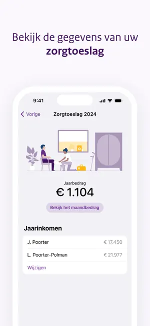 Toeslagen iPhone screenshot 3
