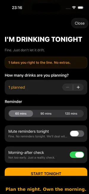 Enough. Drink Tracker screenshot 2