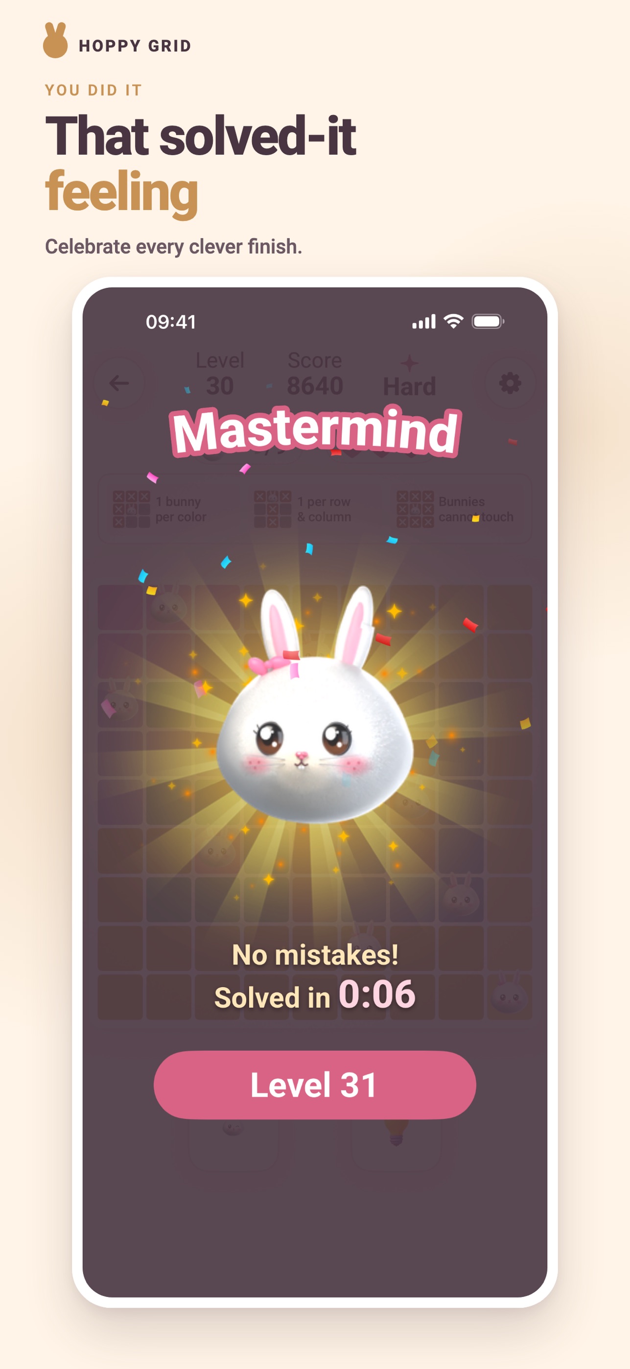 Screenshot 10 of Hoppy Grid: Bunny Logic
