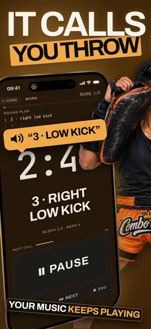 Muay Thai Coach: Combo Caller screenshot 1