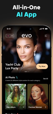 EVO AI Video & Photo Generator iPhone screenshot