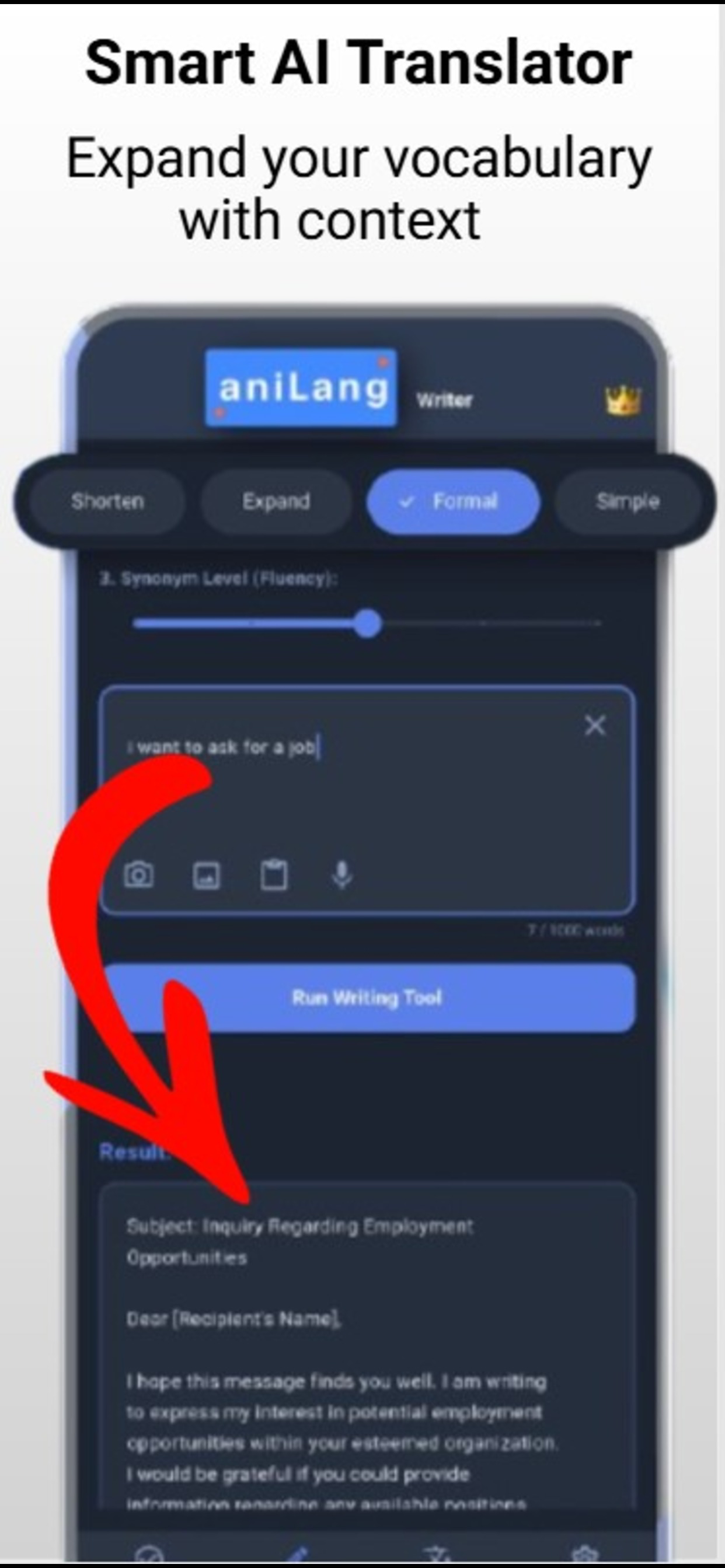 AI English Speaking: aniLang screenshot 5
