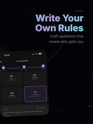 Qulo — Meet Through Questions iPad screenshot