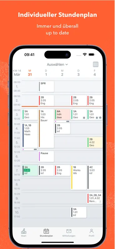 Untis Mobile screenshot 1 of 7