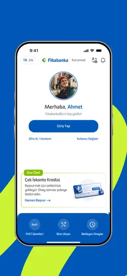 FibabankaBiz. iPhone Ekran Görüntüsü 2