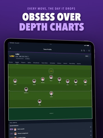 Iron: Football Stats iPad screenshot