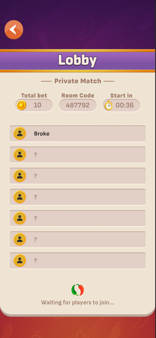 Peppers: Multiplayer Card Game Screenshot 2 of 3