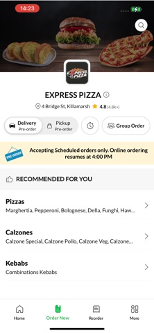 Express Pizza. Screenshot 2 of 4