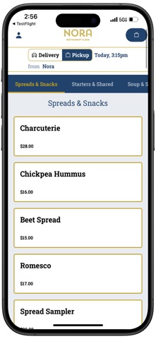Nora Restaurant screenshot