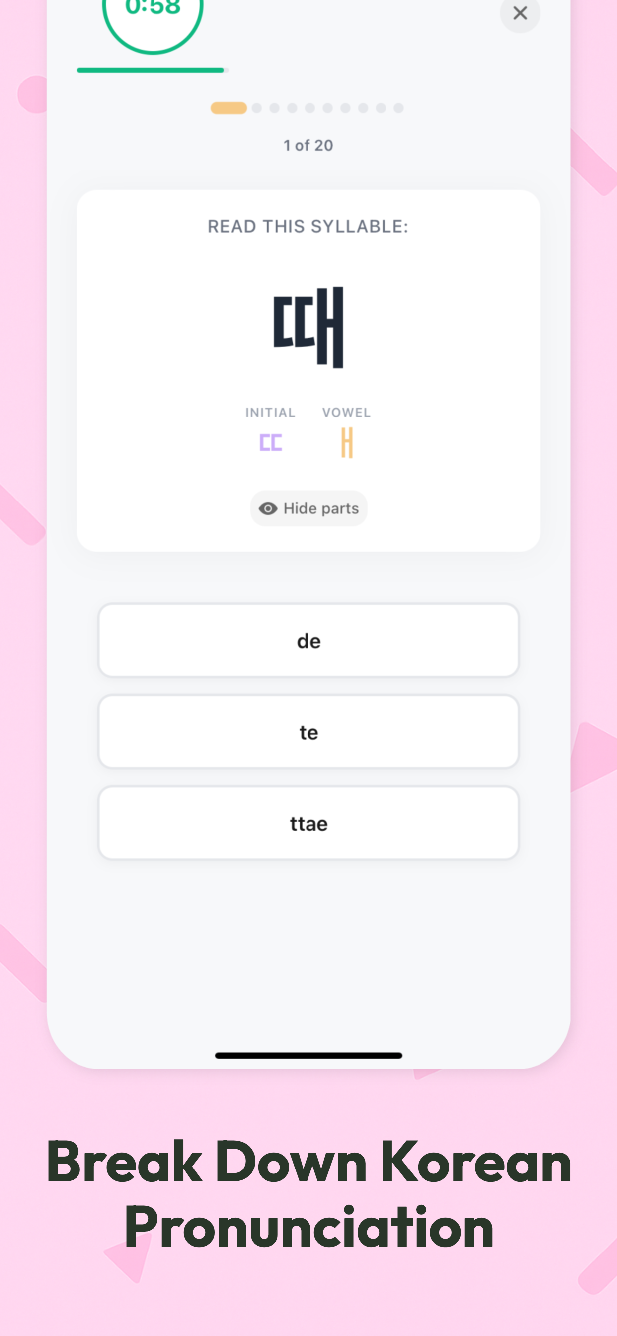 Batchim - Learn Korean Hangul screenshot 2
