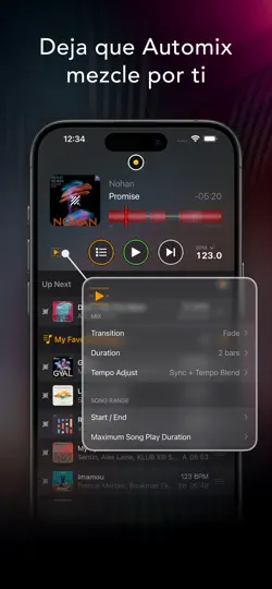 Captura de pantalla de Djay - DJ App & AI Mixer en iPhone 5