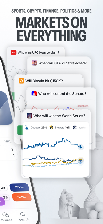 Polymarket: Trade Live Sports 的 App Store 截图 3