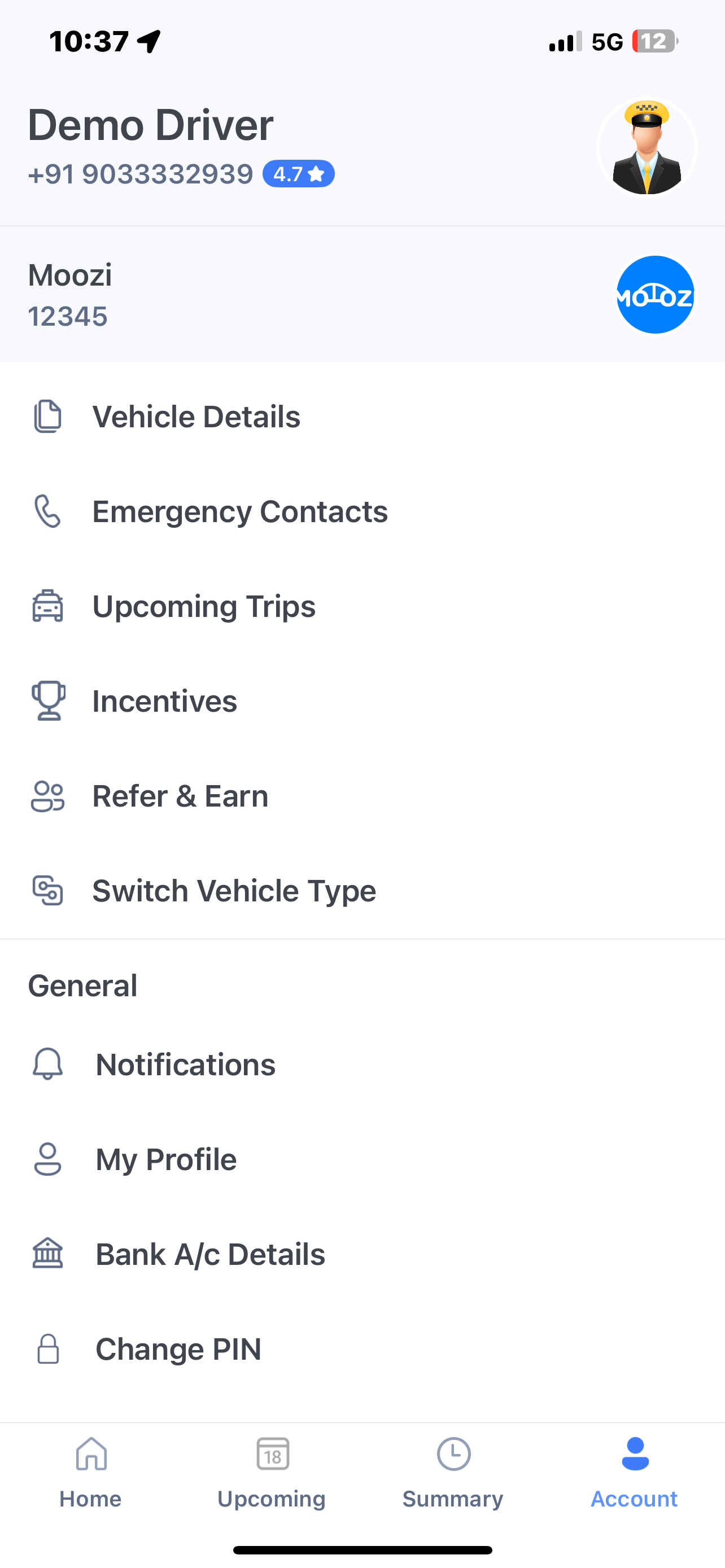 Moozi Driver screenshot 8