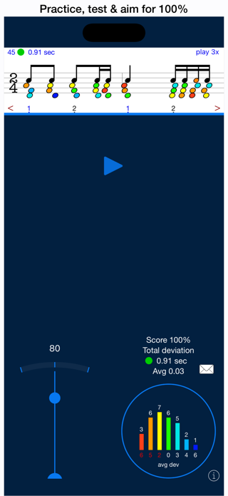 Rhythm Sight Reading Trainer Screenshot 1 of 10