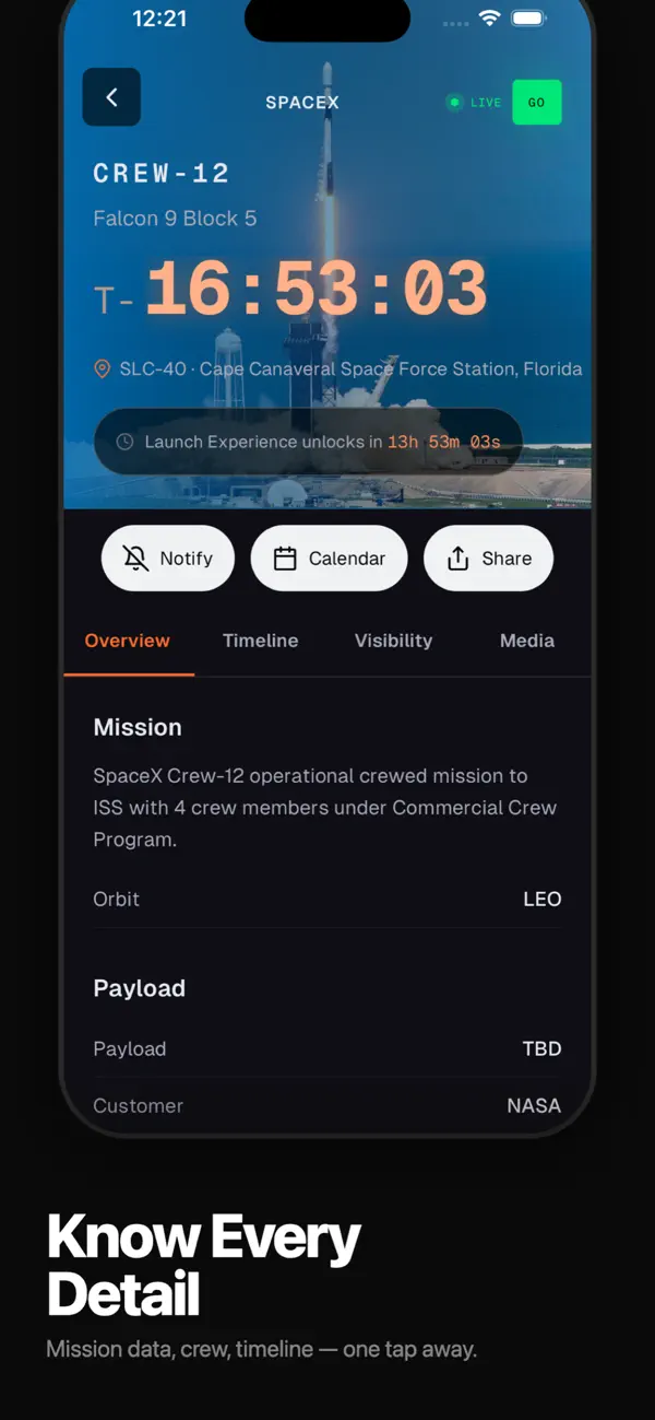 #3. Launchy - Launch Tracker (iOS) بواسطة: Scott Edwards