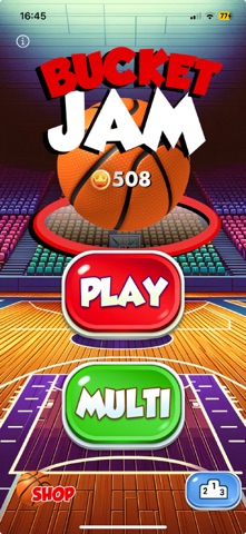 Bucket Jam : Basketball Shot iPhone screenshot