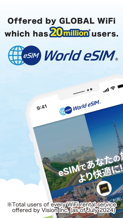 World-eSIM - Travel & Internet Screenshot