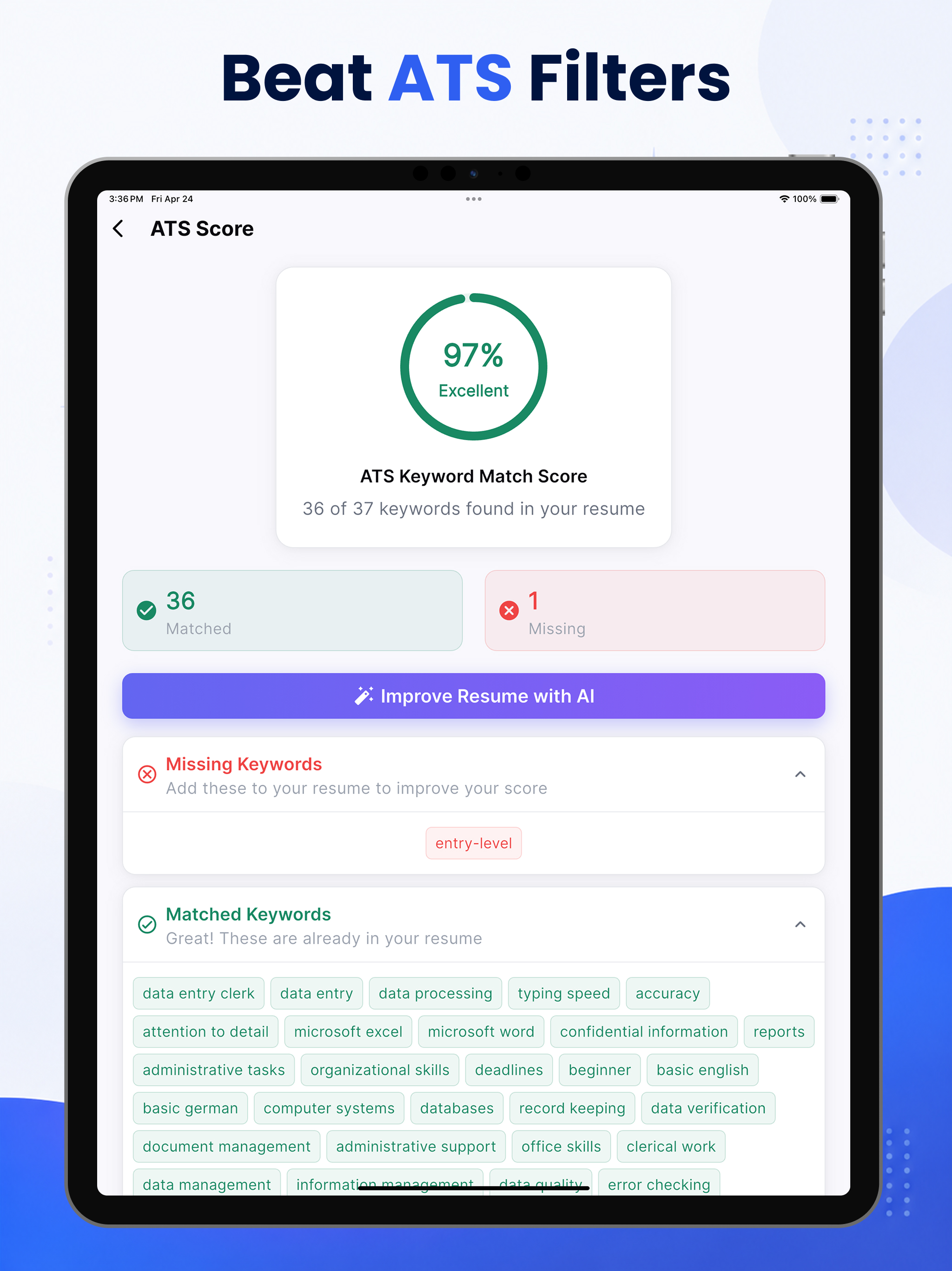 EU Resume AI – Job Specific CV