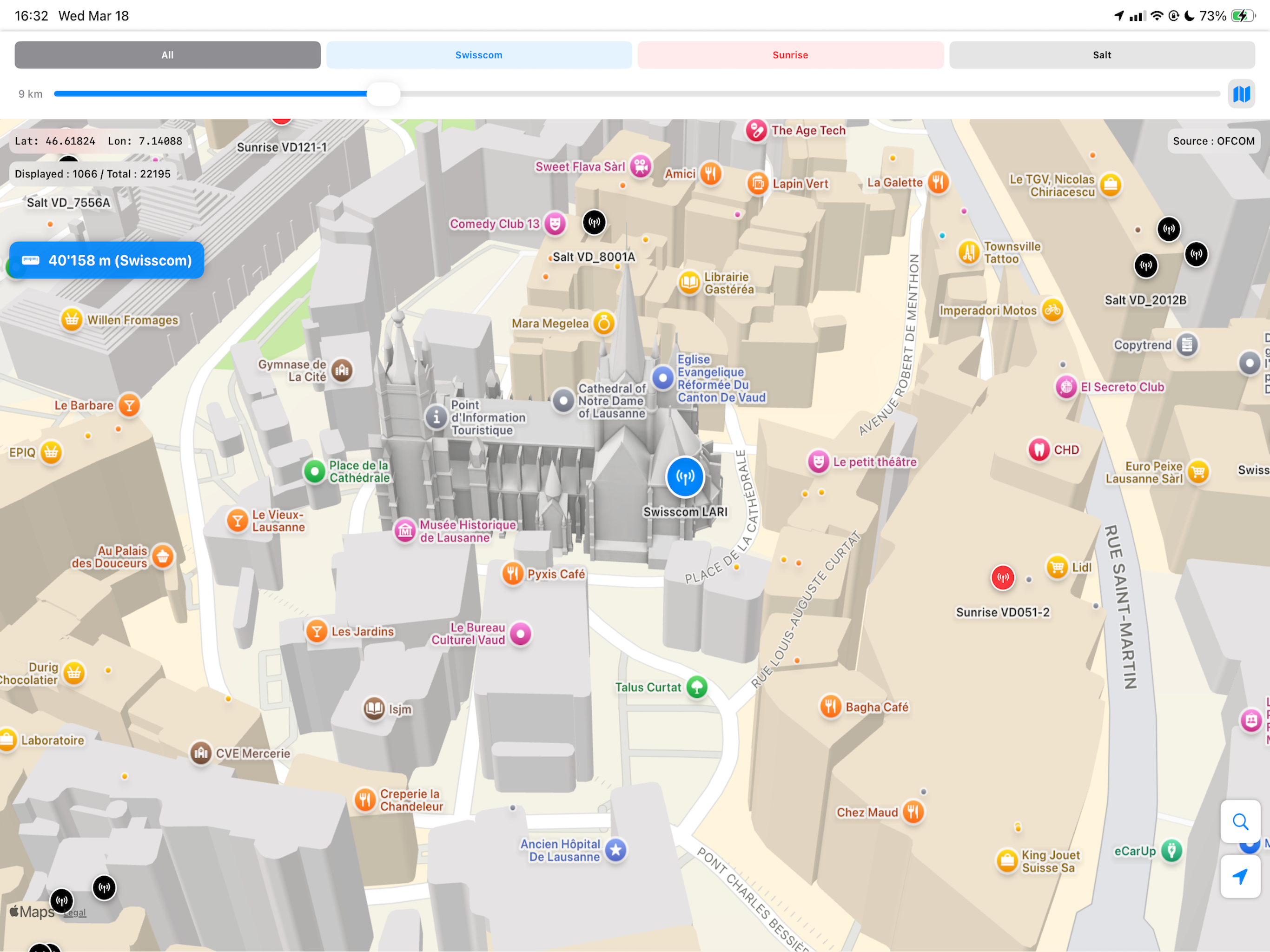 SwissCell-MAP screenshot 8