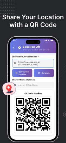 Location QR Code Generator Screenshot 2 of 6