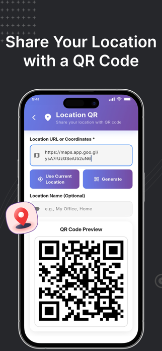 Location QR Code Generator Screenshot 2 of 6
